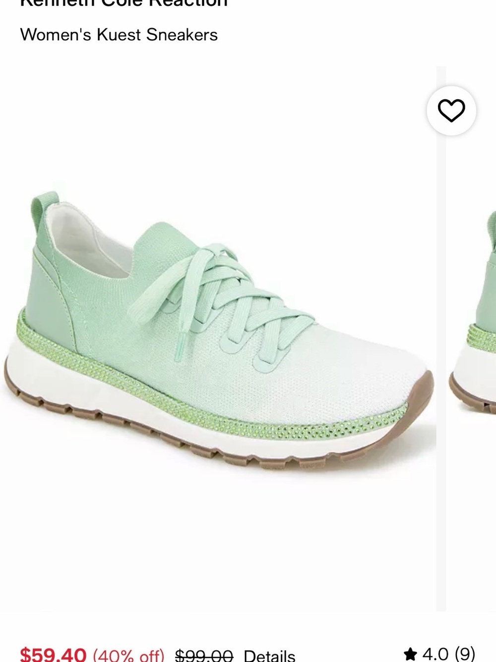 Kenneth Cole Reaction Kuest Knit Lace-Up Sneaker